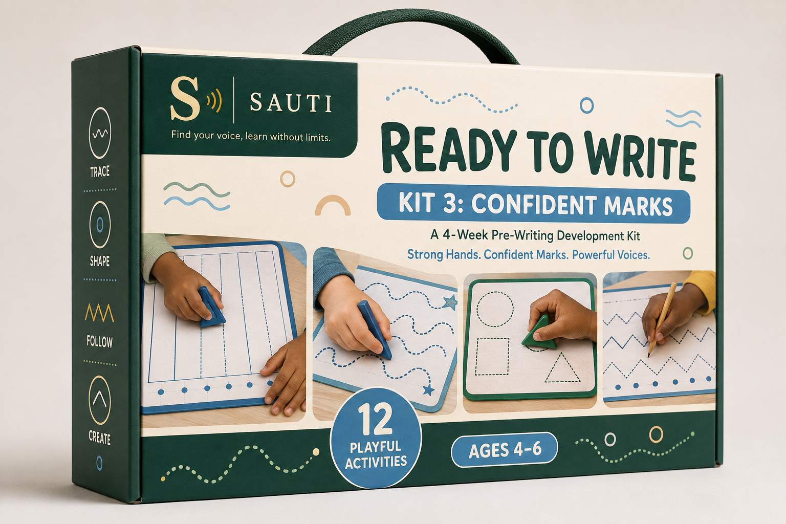 Sauti Ready to Write Kit 3: Confident Marks